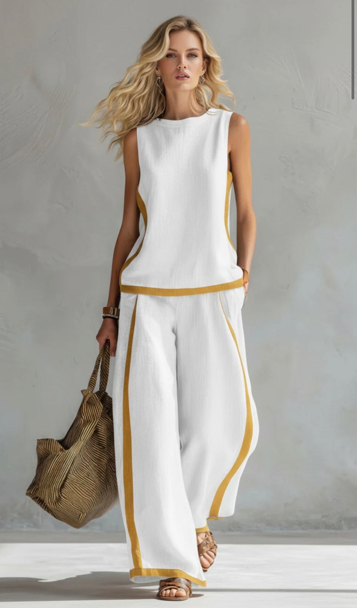MOREAU LYON | ENSEMBLE LIN CHIC POUR FEMME