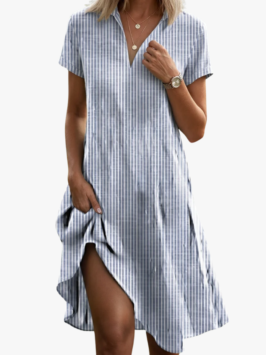 MOREAU LYON | CHIC ROBE MIDI IMPRIMÉE POUR FEMMES