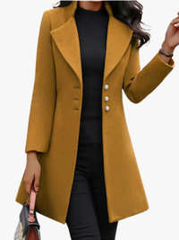 VIDAL BORDEAUX | MANTEAU MÉLANGE DE LAINE POUR FEMMES