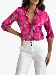 VIDAL BORDEAUX | BLOUSE À FLEURS POUR FEMMES