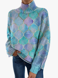 VIDAL BORDEAUX | PULL EN MAILLE PASTEL POUR FEMME