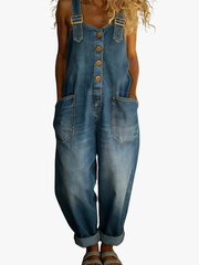 MOREAU LYON | COMBINAISON EN JEAN POUR FEMME