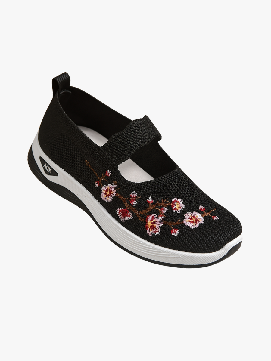 MOREAU LYON | BASKETS FLORALE EMBROIDÉES POUR FEMMES