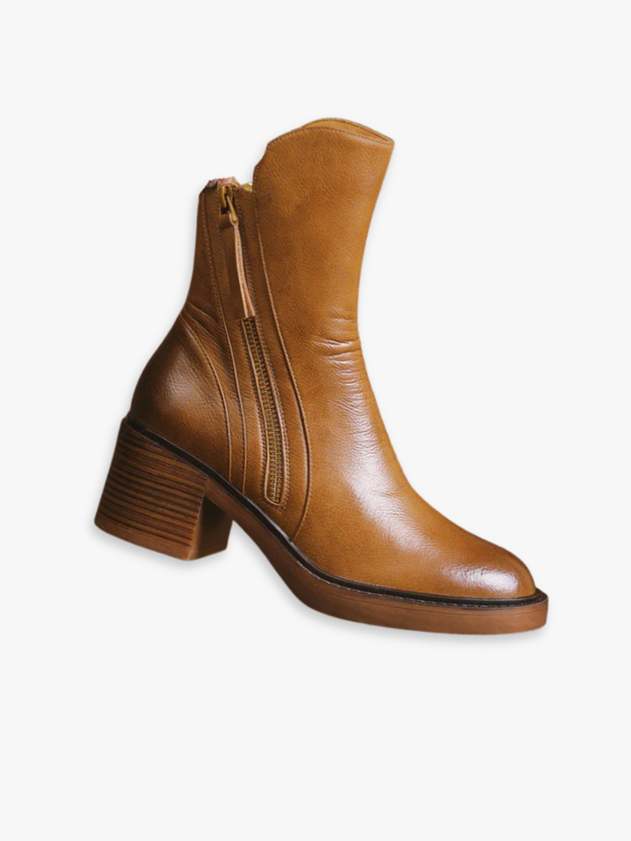 MOREAU LYON | BOTTINES À TALON BLOQUÉ POUR FEMMES