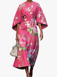 MOREAU LYON | ROBE MIDI FLORALE POUR FEMMES