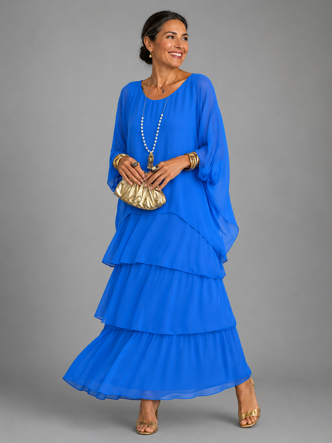 MOREAU LYON | ROBE ÉLÉGANTE À COUCHE POUR FEMMES