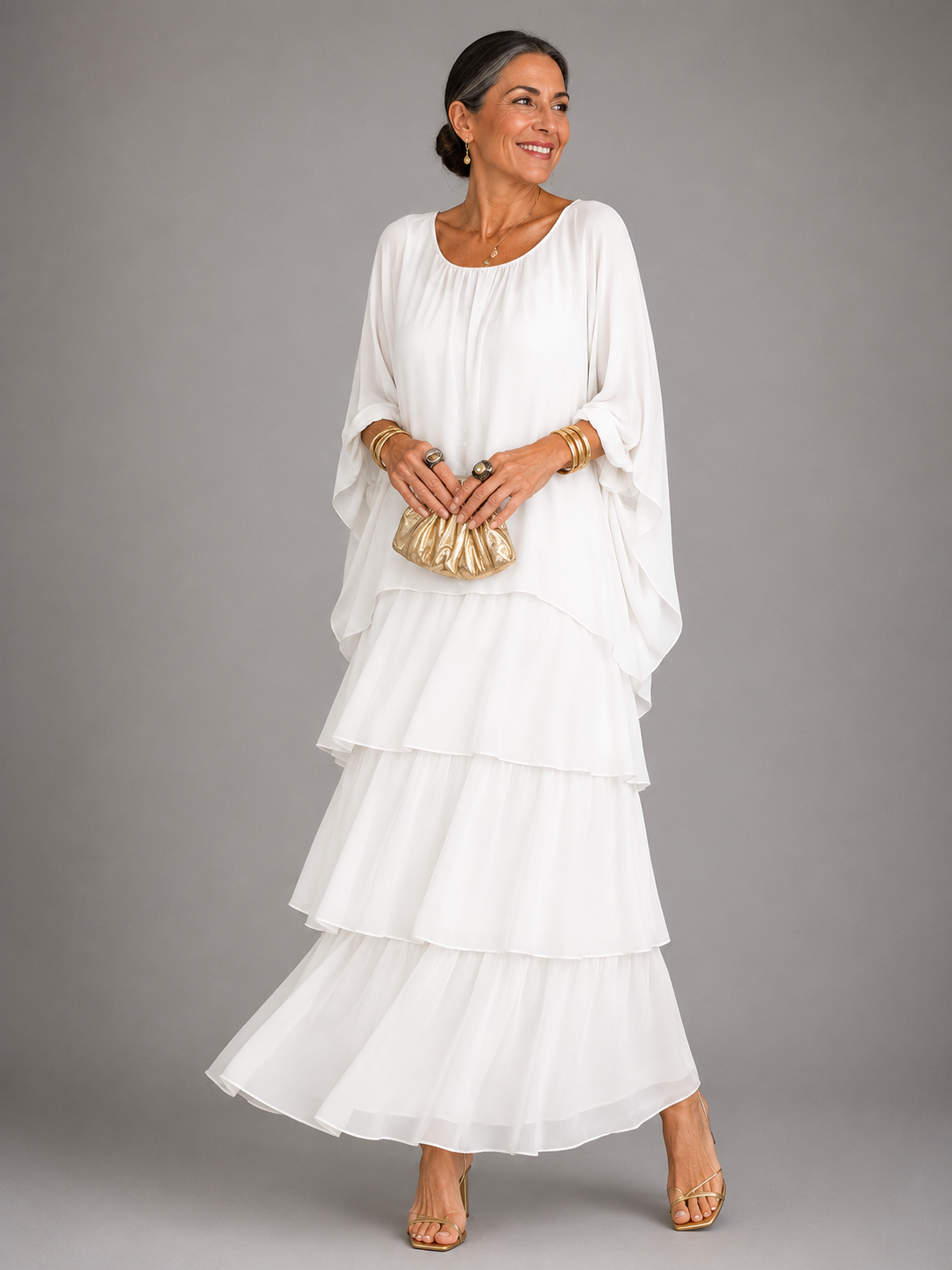 MOREAU LYON | ROBE ÉLÉGANTE À COUCHE POUR FEMMES
