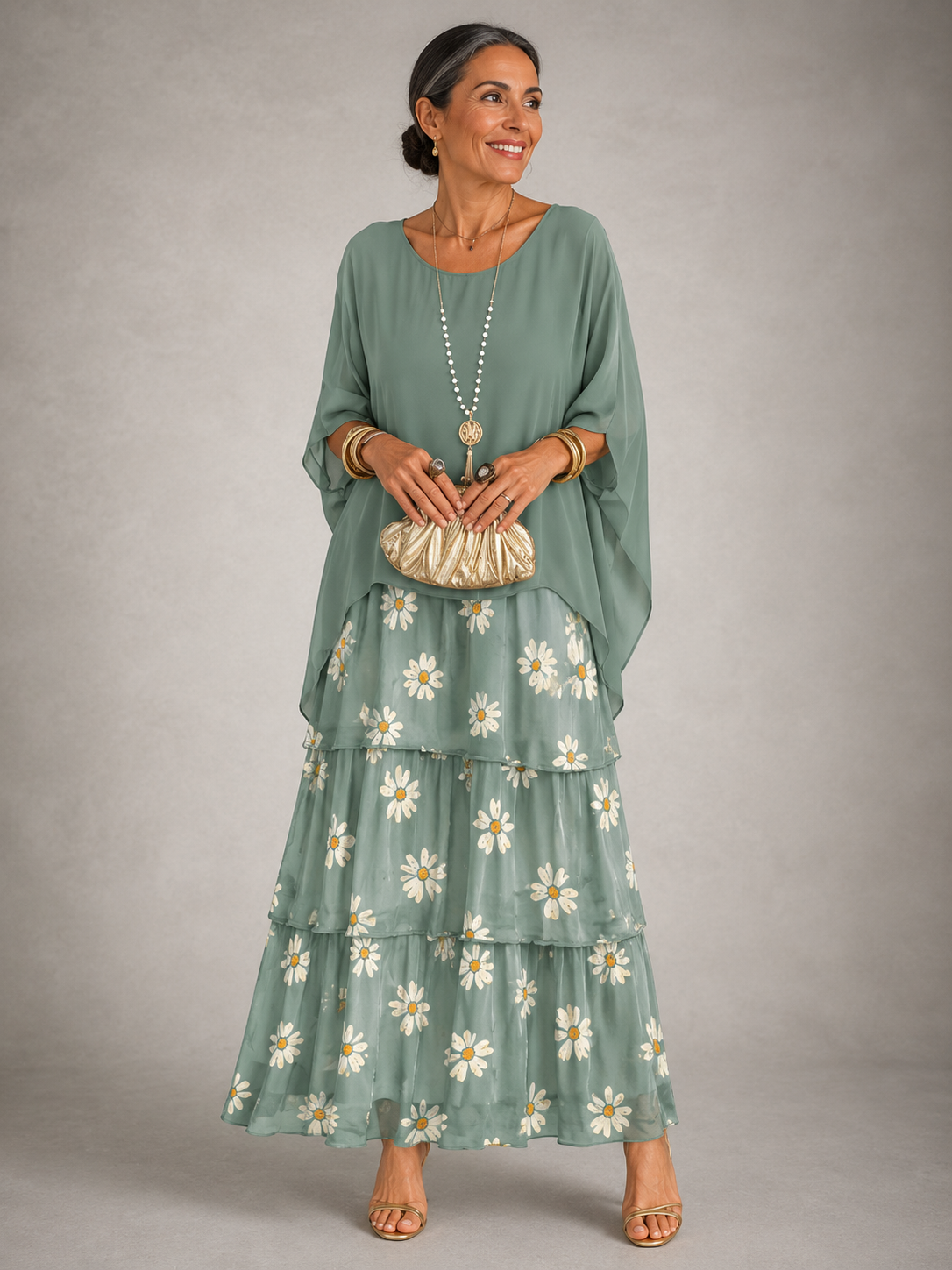 MOREAU LYON | ROBE ÉLÉGANTE À COUCHE POUR FEMMES