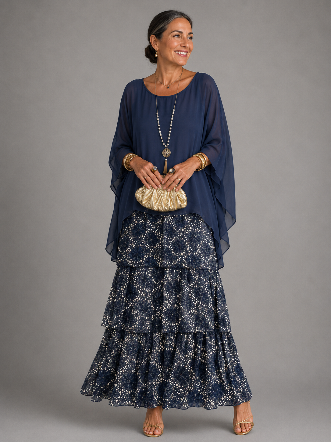 MOREAU LYON | ROBE ÉLÉGANTE À COUCHE POUR FEMMES