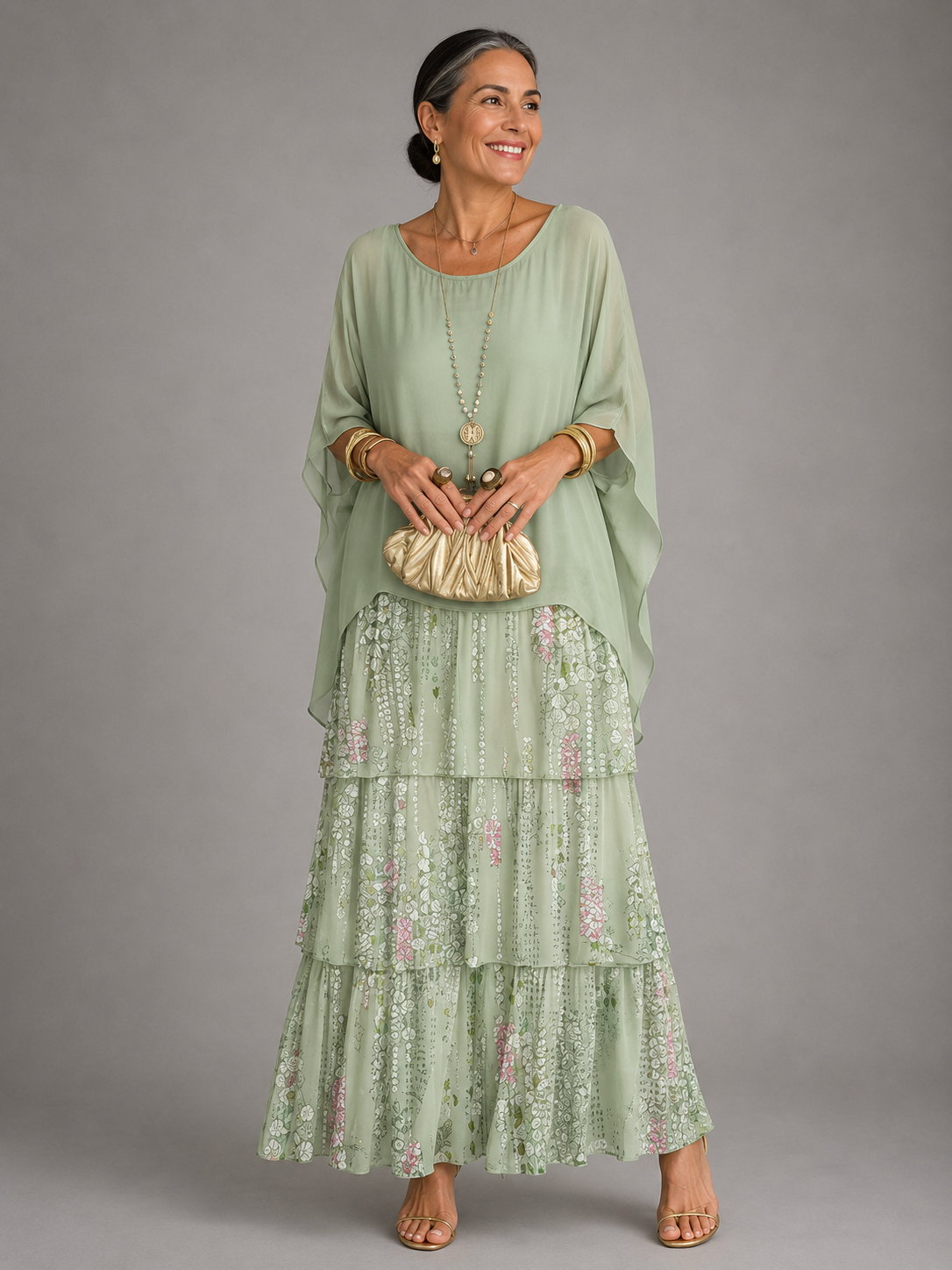 MOREAU LYON | ROBE ÉLÉGANTE À COUCHE POUR FEMMES
