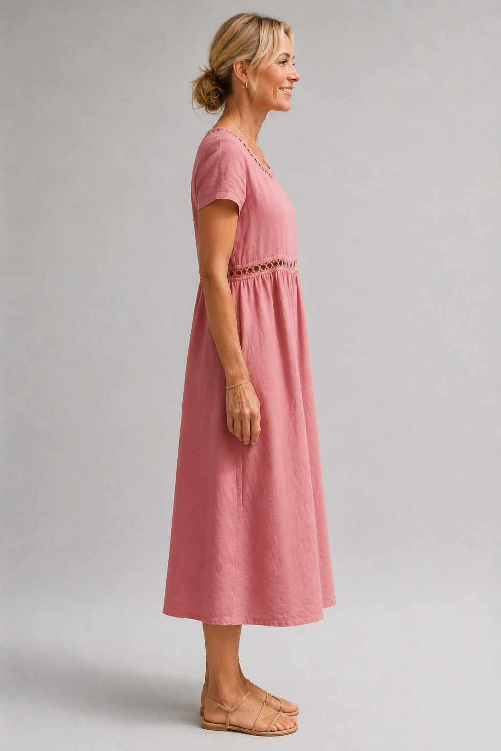 MOREAU LYON | MODERNE ROBE MIDI BRODÉE POUR FEMMES