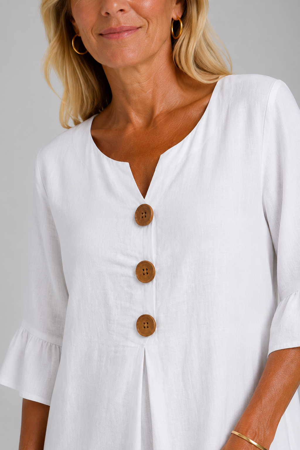 MOREAU LYON | ROBE CHEMISE À BOUTONS POUR FEMMES