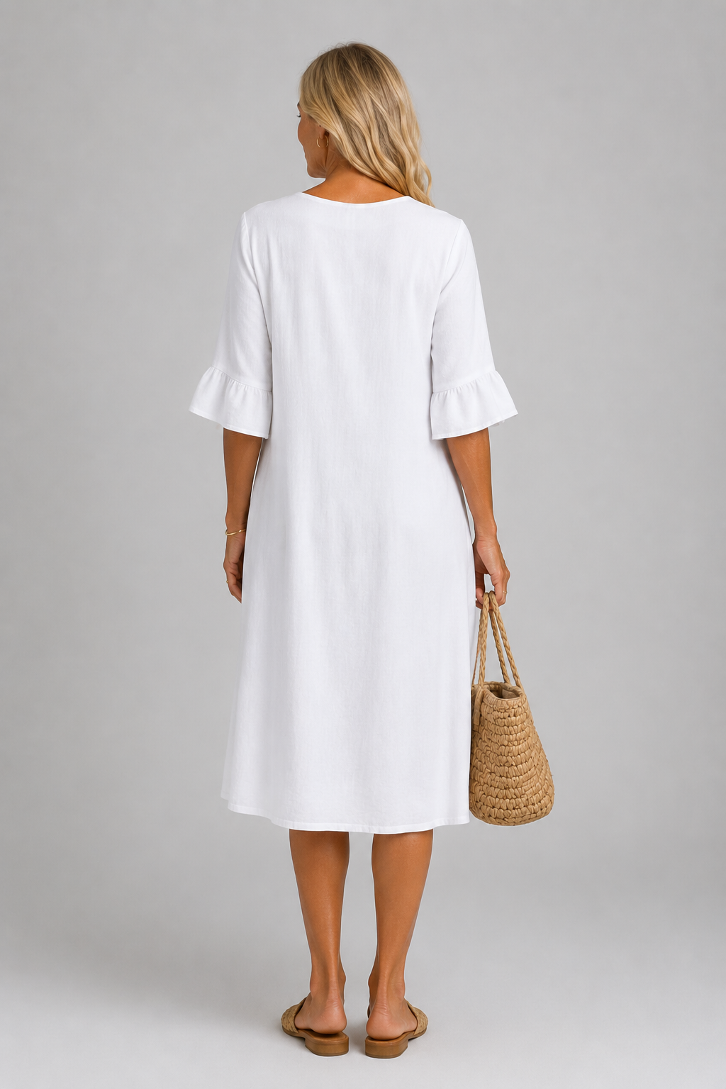 MOREAU LYON | ROBE CHEMISE À BOUTONS POUR FEMMES