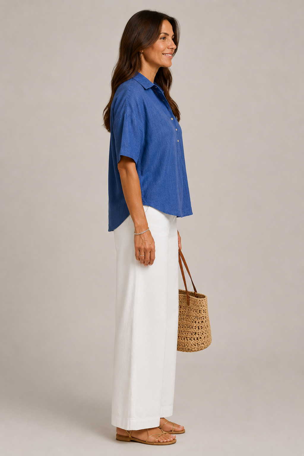 VIDAL BORDEAUX | CHIC BLOUSE COL V POUR FEMMES