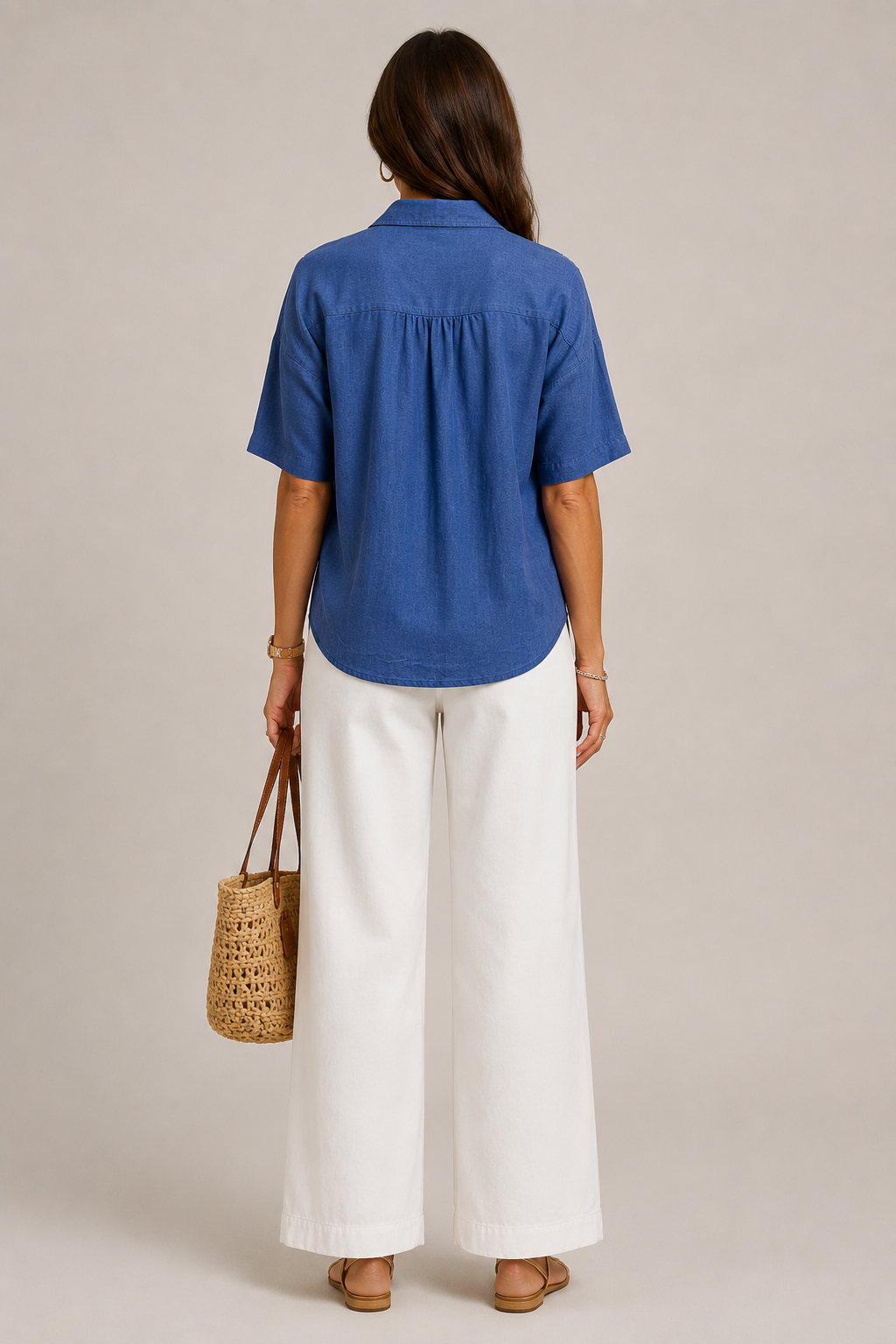 VIDAL BORDEAUX | CHIC BLOUSE COL V POUR FEMMES