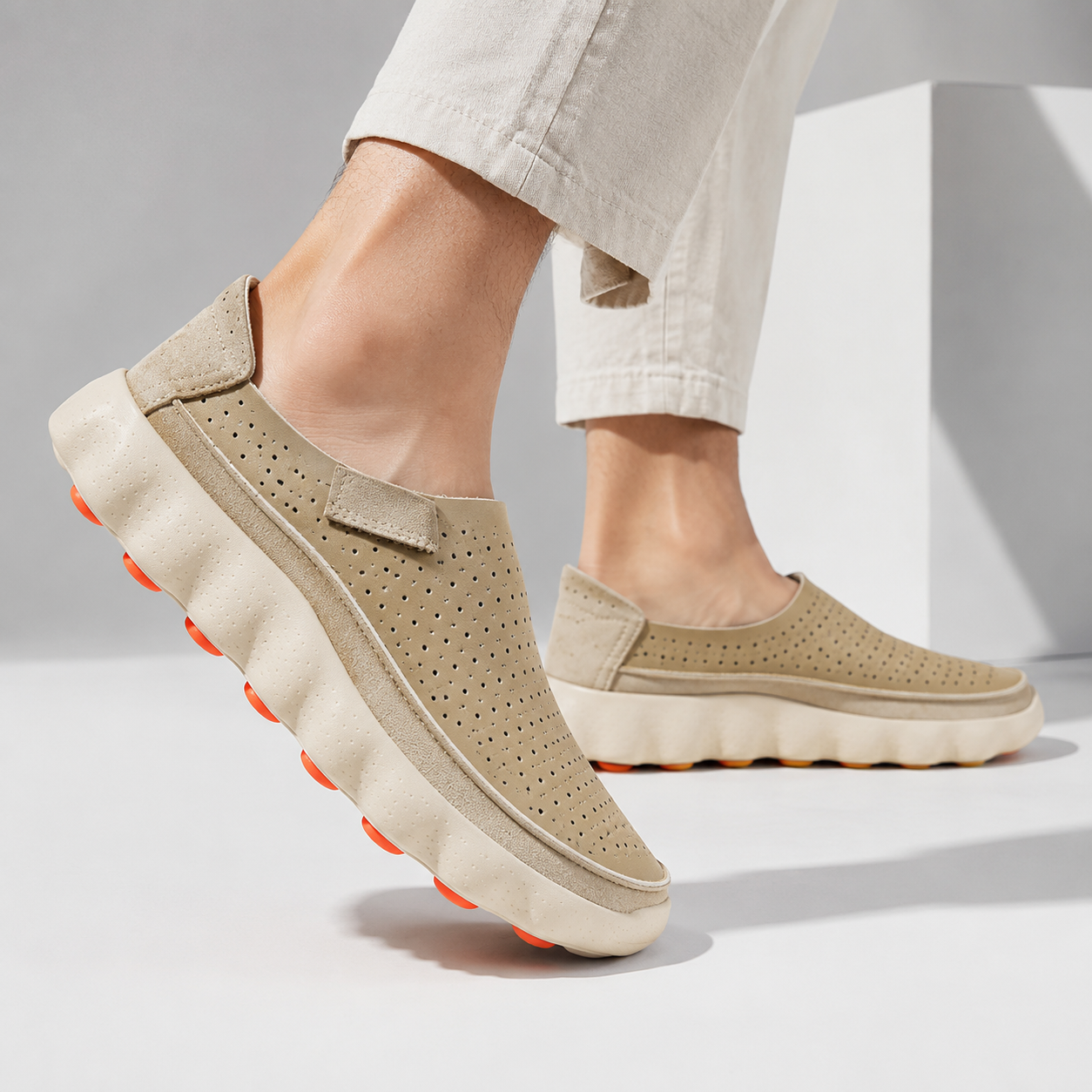 MOREAU LYON | MOCASSINS PERFORÉS POUR FEMMES