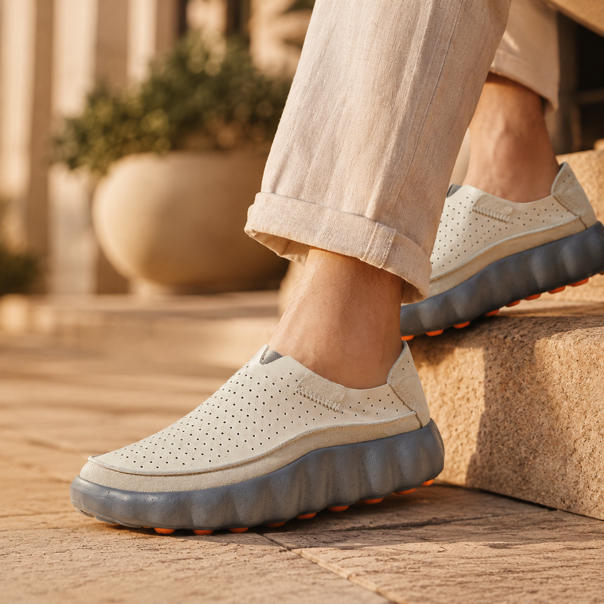 MOREAU LYON | MOCASSINS PERFORÉS POUR FEMMES