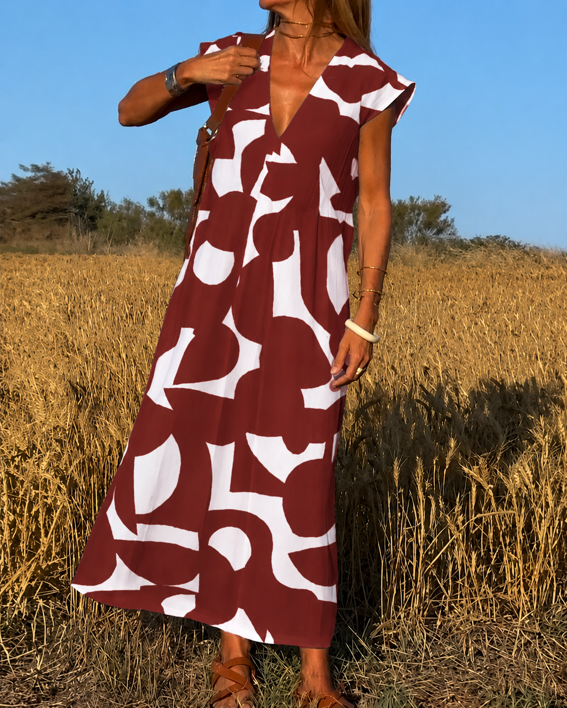MOREAU LYON | ROBE IMPRIMÉE POUR FEMME