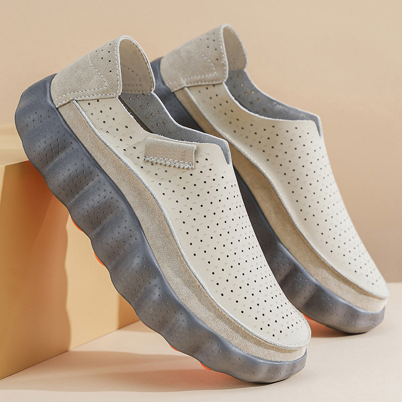 MOREAU LYON | MOCASSINS PERFORÉS POUR FEMMES