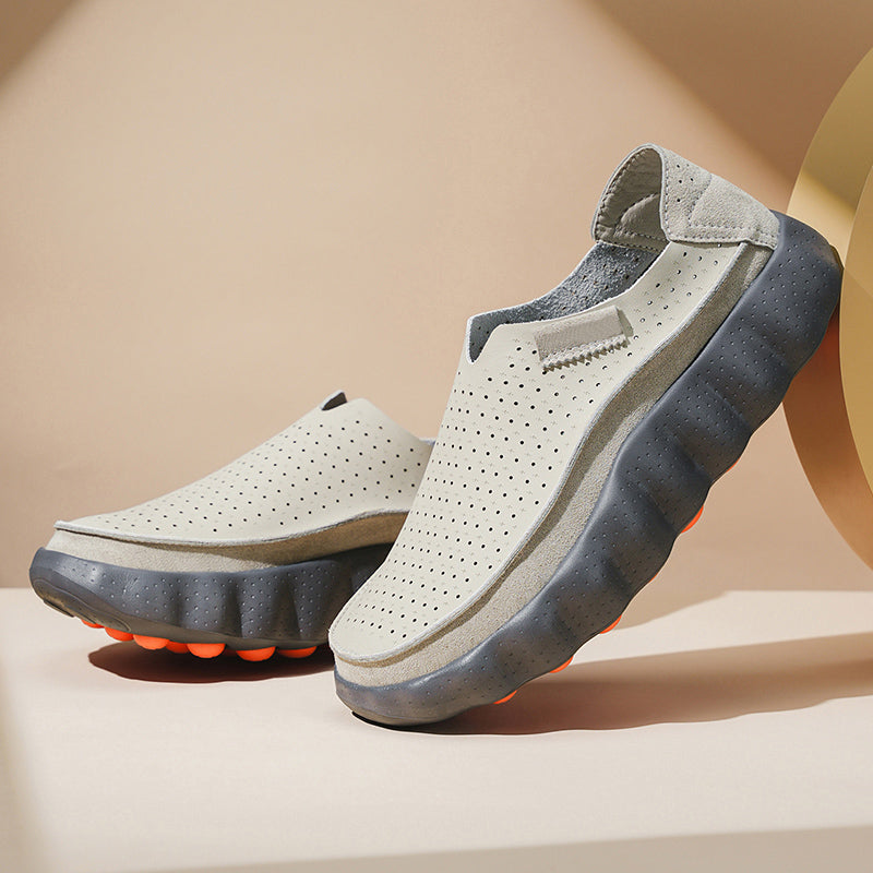MOREAU LYON | MOCASSINS PERFORÉS POUR FEMMES