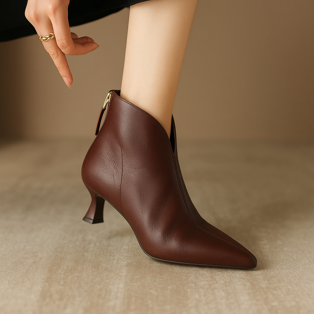 MOREAU LYON | BOTTINES À TALON POINTU POUR FEMMES