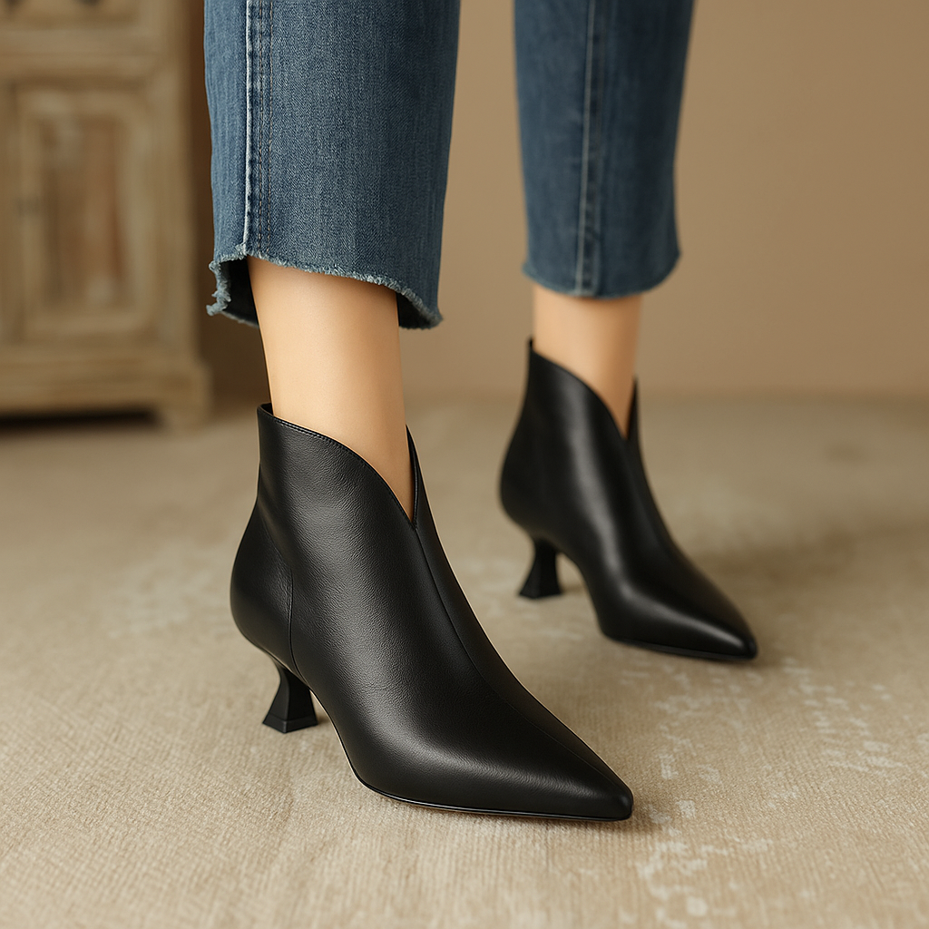 MOREAU LYON | BOTTINES À TALON POINTU POUR FEMMES