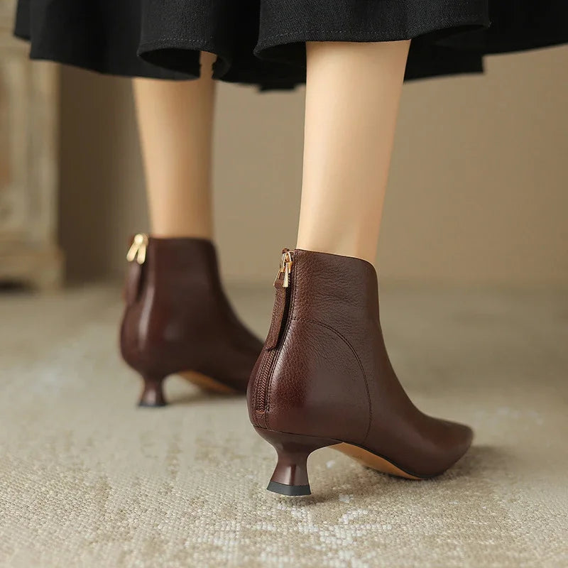 MOREAU LYON | BOTTINES À TALON POINTU POUR FEMMES