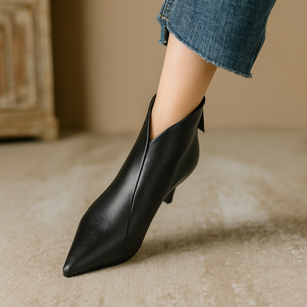 MOREAU LYON | BOTTINES À TALON POINTU POUR FEMMES