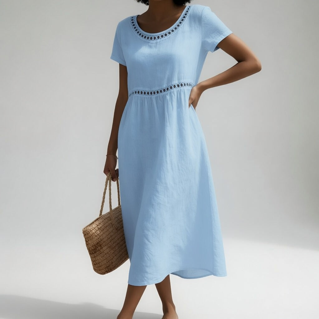 VIDAL BORDEAUX | ROBE BRODÉE POUR FEMME
