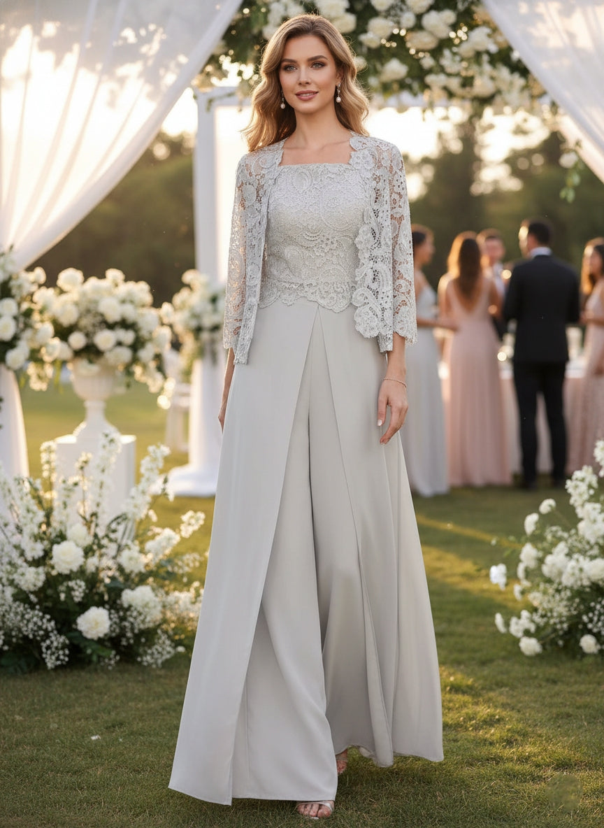 MOREAU LYON | ÉLÉGANTE ENSEMBLE PANTALON EN MOUSSELINE POUR FEMME