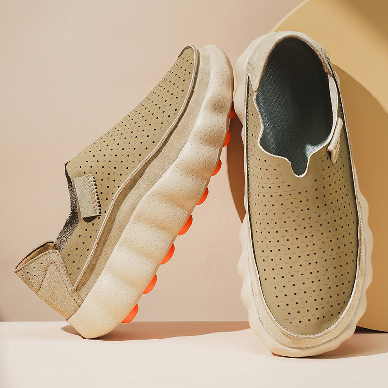 MOREAU LYON | MOCASSINS PERFORÉS POUR FEMMES