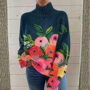 Safran | Pull Floral Déclaration