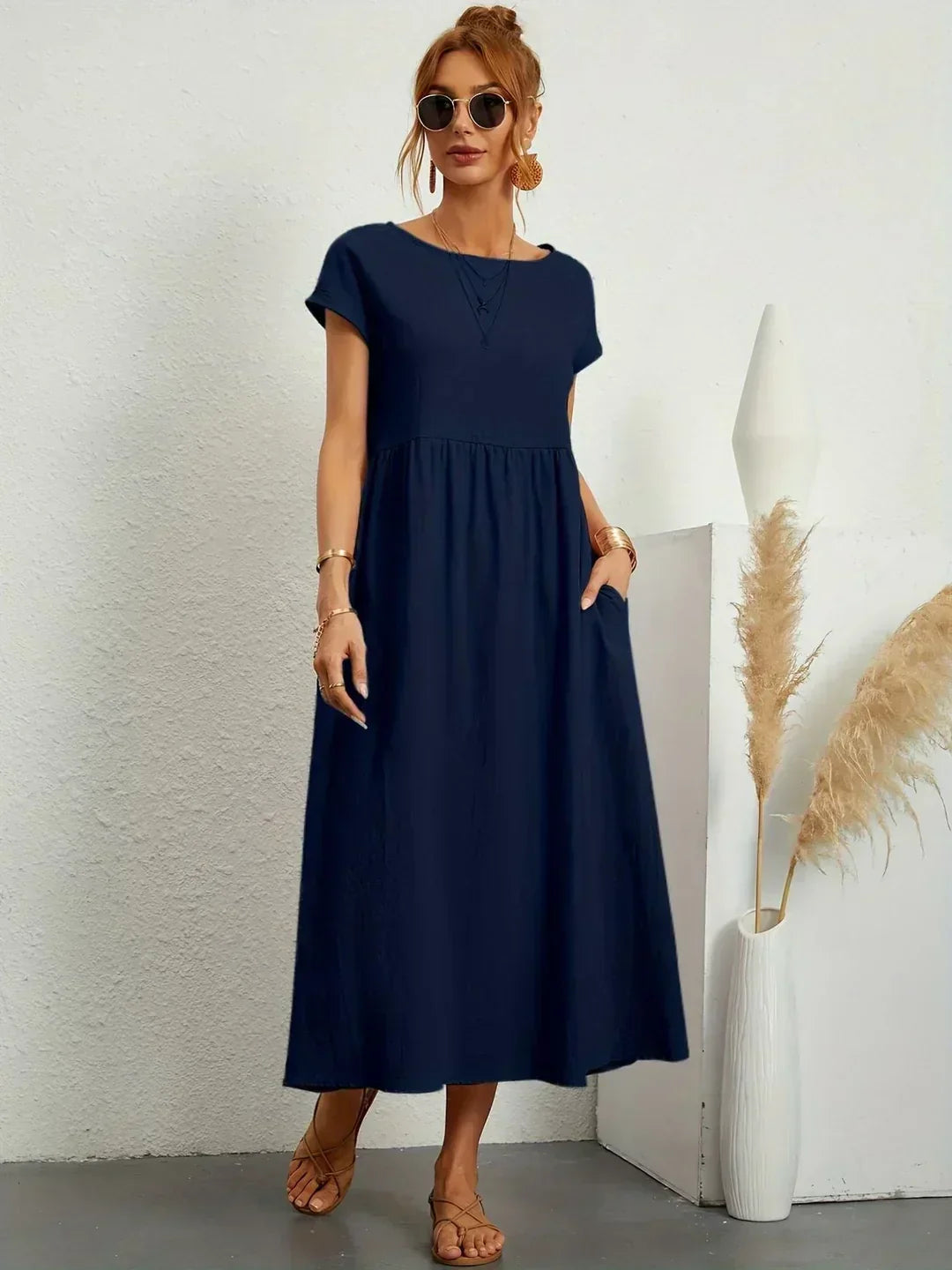 MOREAU LYON | ROBE MIDI PLISSEE POUR FEMMES
