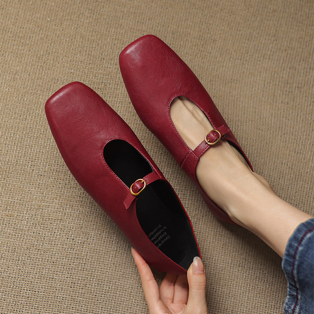 Eleanor | Ballerines Mary Jane à T