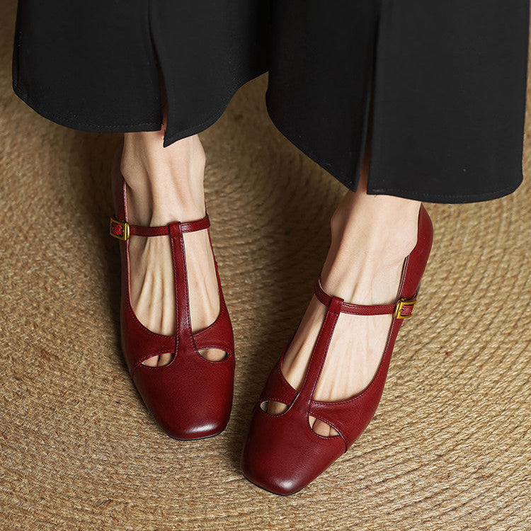 Elena | Talons T-Strap Intemporels