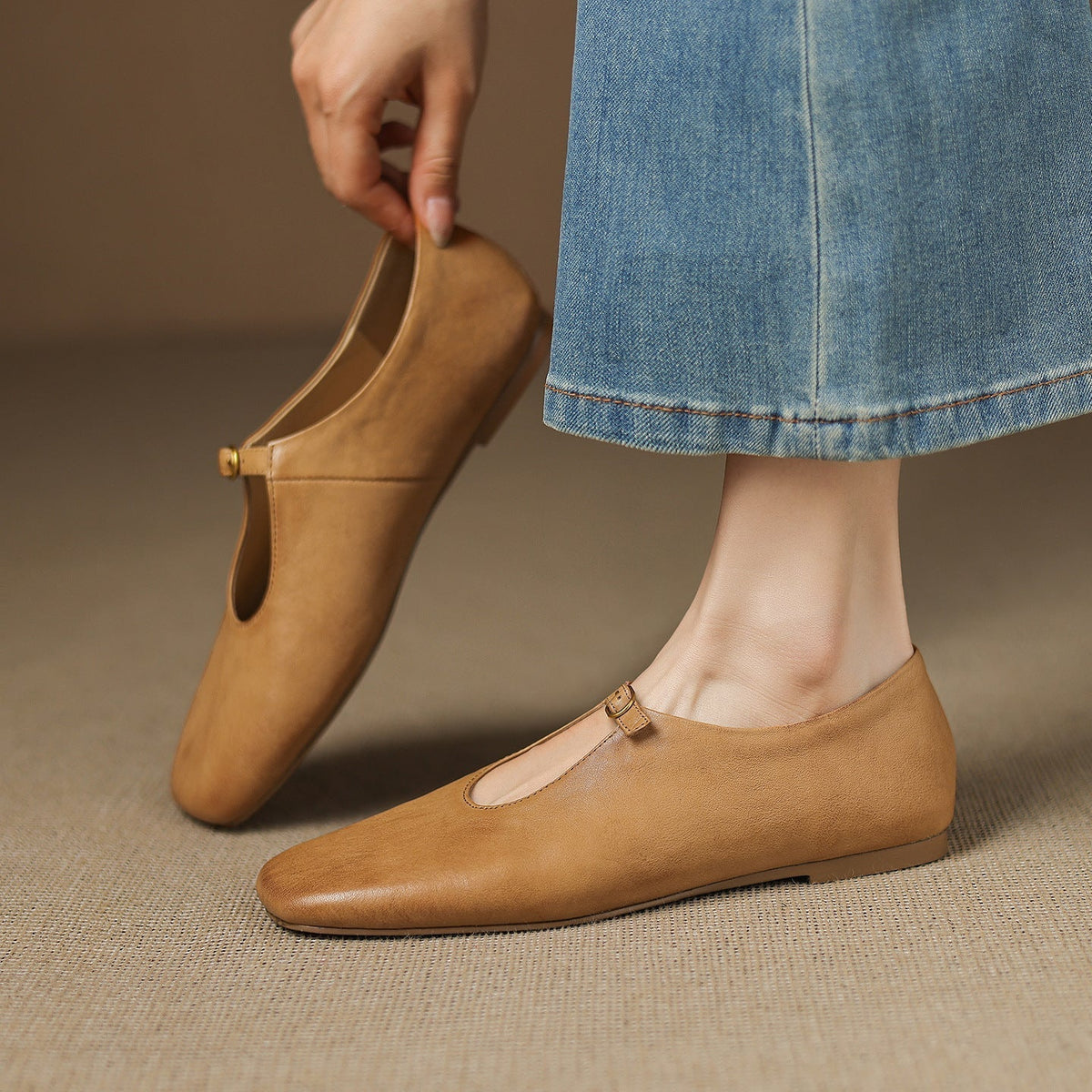 Eleanor | Ballerines Mary Jane à T