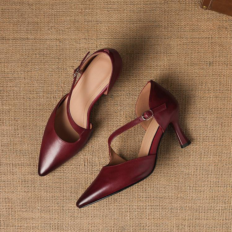 Diana | Talons Élégants à Lanières Croisées
