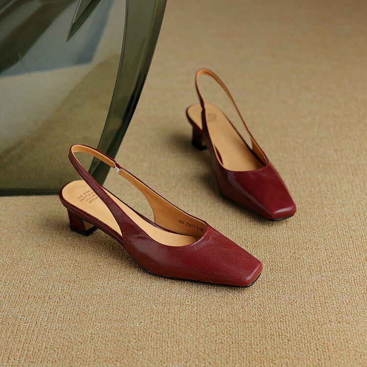 Marion Reeve | Talons Slingback Raffinés