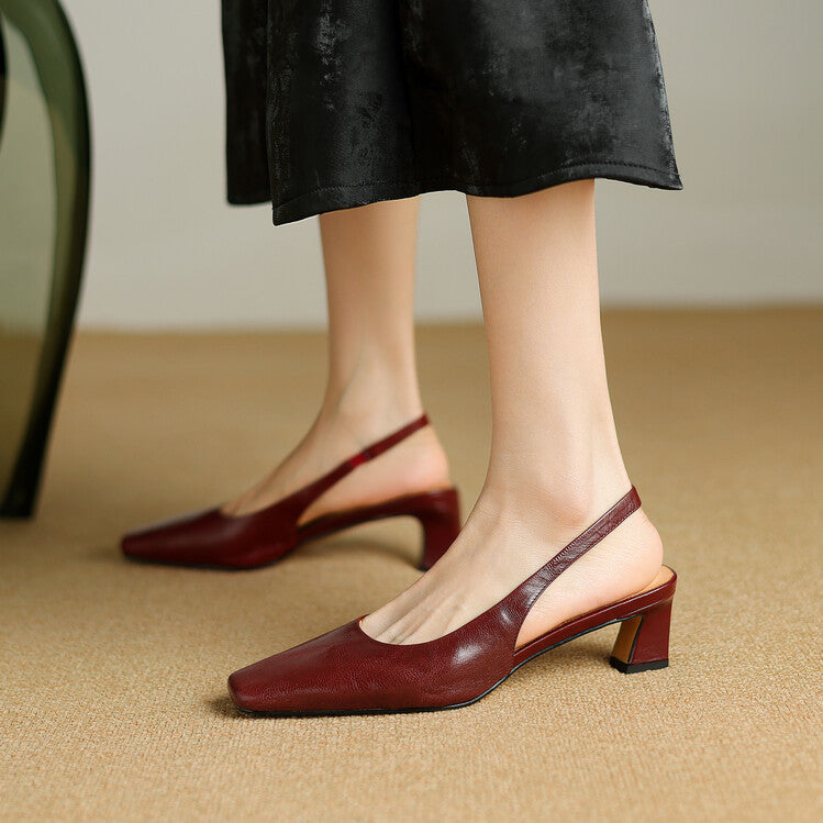 Marion Reeve | Talons Slingback Raffinés
