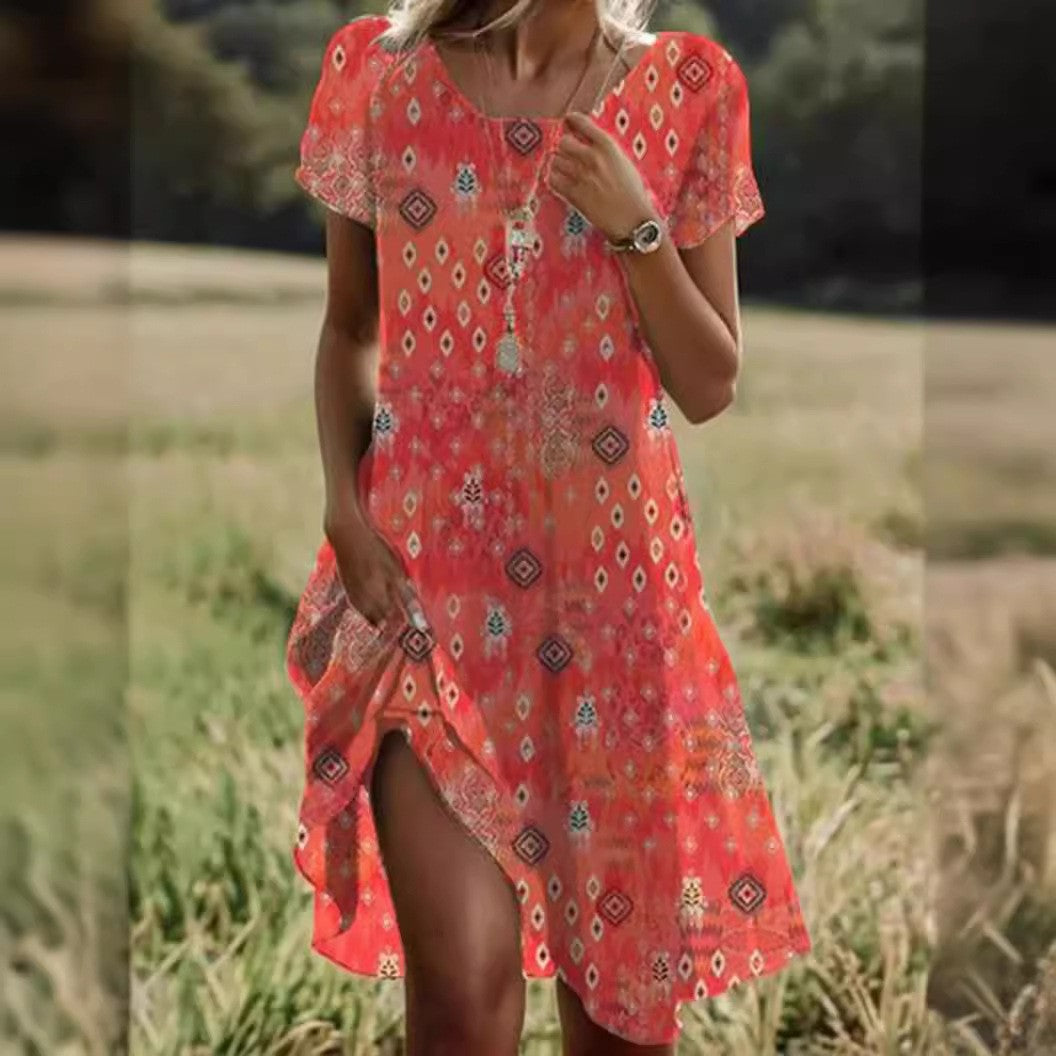 VIDAL BORDEAUX | ROBE MIDI D'ÉTÉ POUR FEMMES