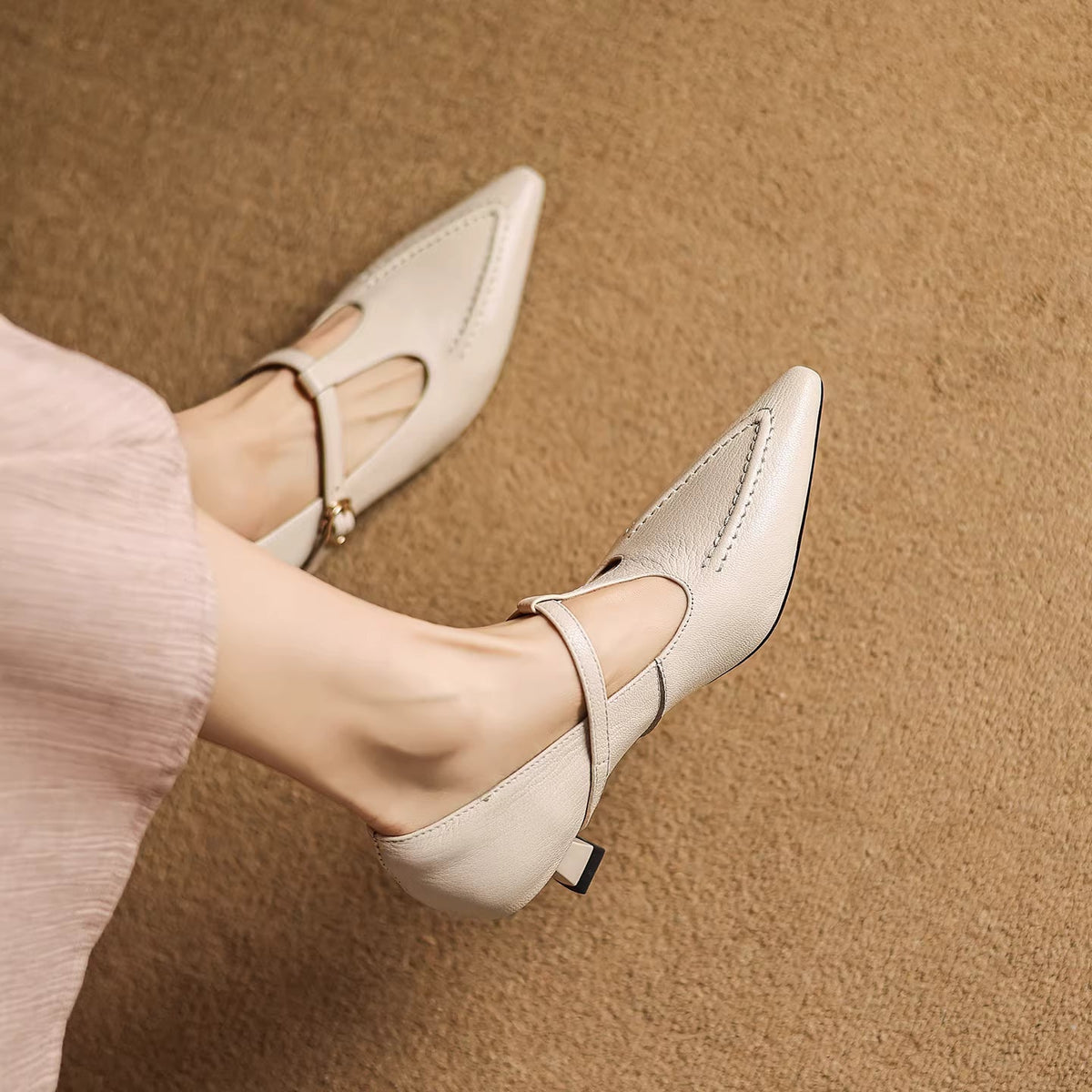 Eliza | Talons T-Strap Pointus