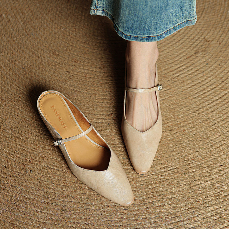 MOREAU LYON | MULES À POINTE POUR FEMMES