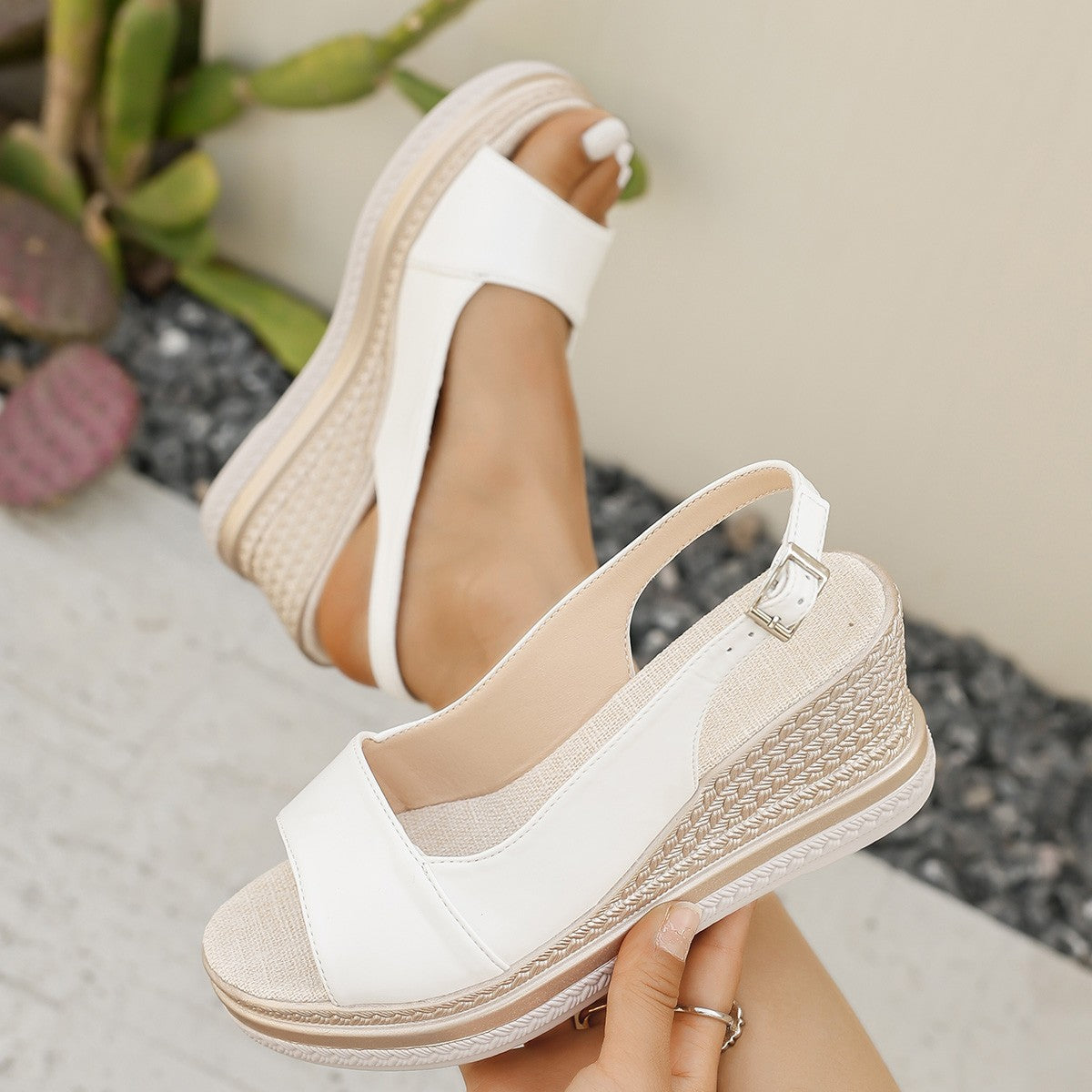 MOREAU LYON | SANDALES À TALONS WEDGE CHIC POUR FEMMES