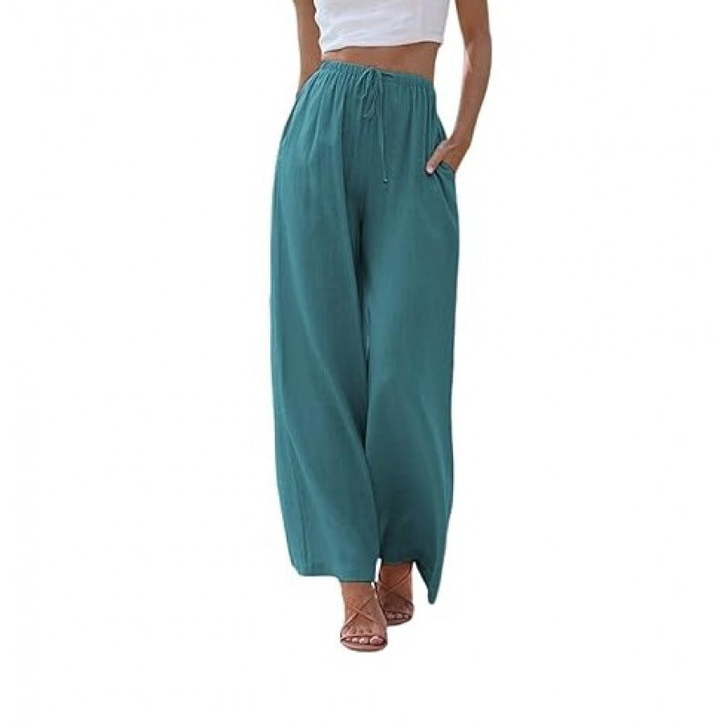 MOREAU LYON | PANTALONS CLASSIQUES À JAMBES LARGES POUR FEMMES