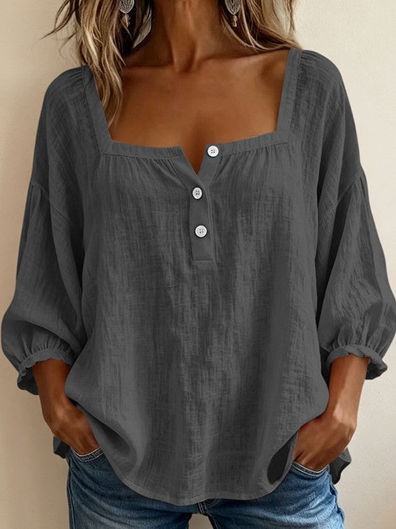 VIDAL BORDEAUX | BLOUSE EN LIN POUR FEMME