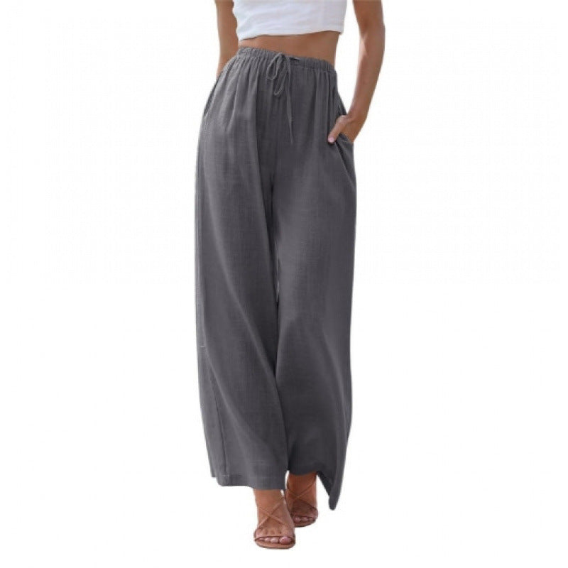 MOREAU LYON | PANTALONS CLASSIQUES À JAMBES LARGES POUR FEMMES