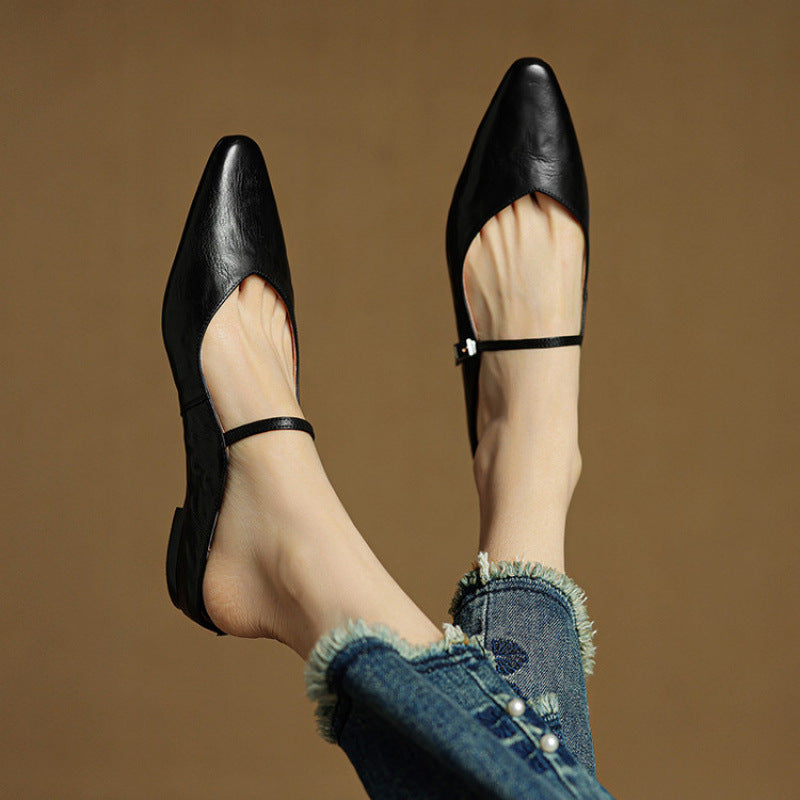 MOREAU LYON | MULES À POINTE POUR FEMMES