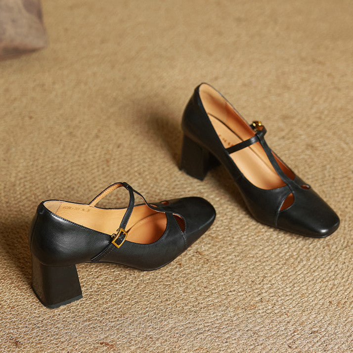 Elena | Talons T-Strap Intemporels