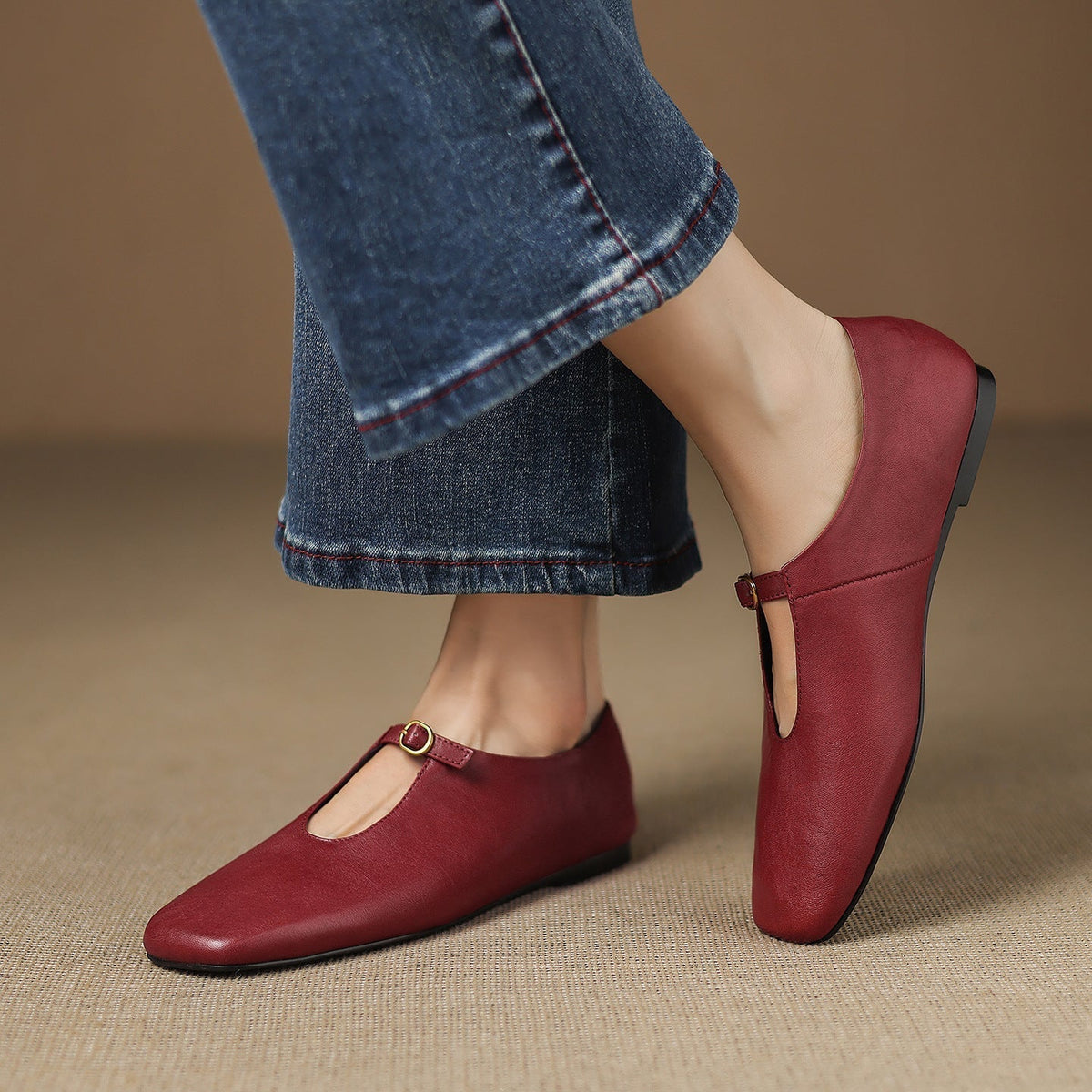 Eleanor | Ballerines Mary Jane à T