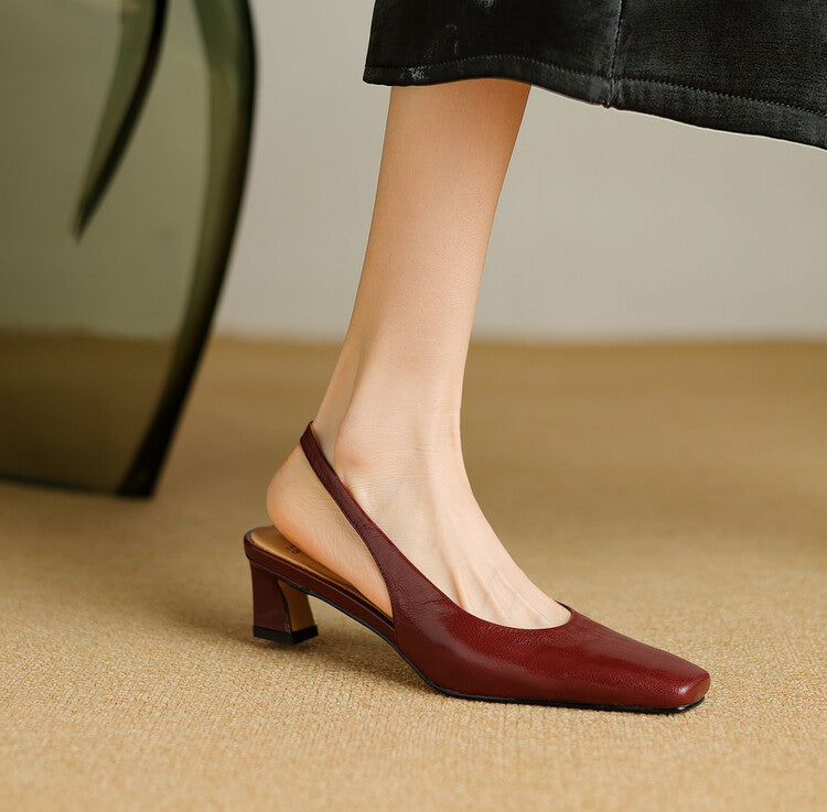 Marion Reeve | Talons Slingback Raffinés
